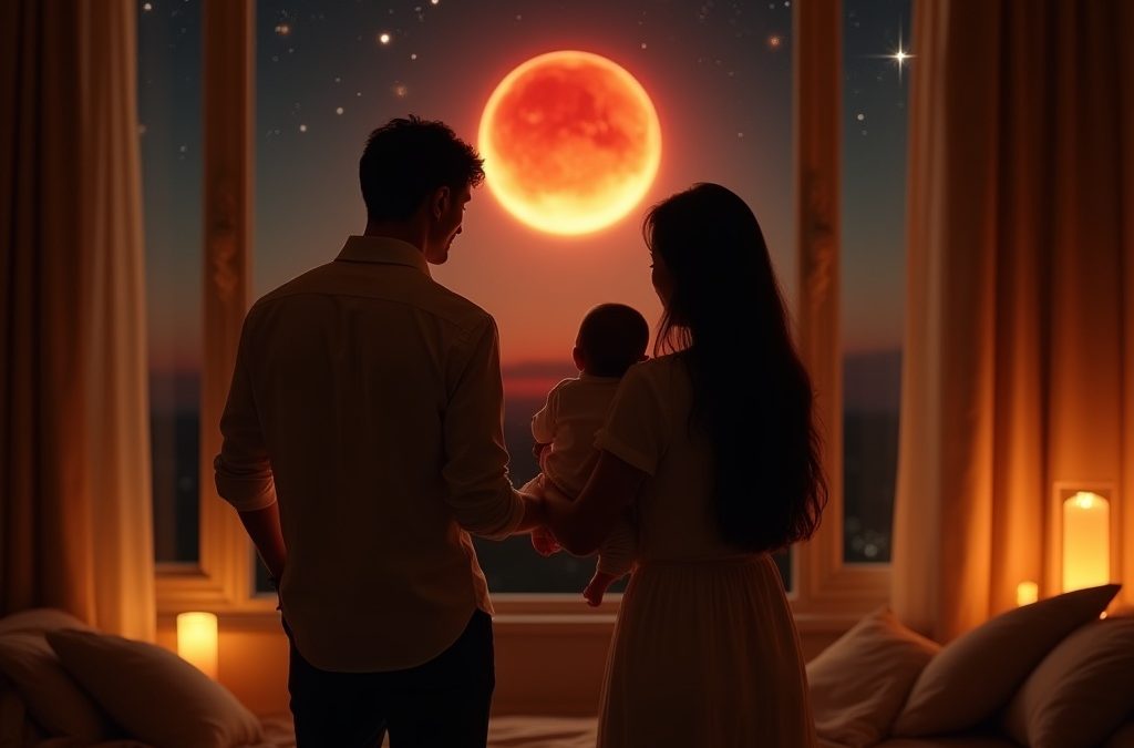 La Luna de Sangre y el nacimiento de tu bebé: ciencia, espiritualidad y destino